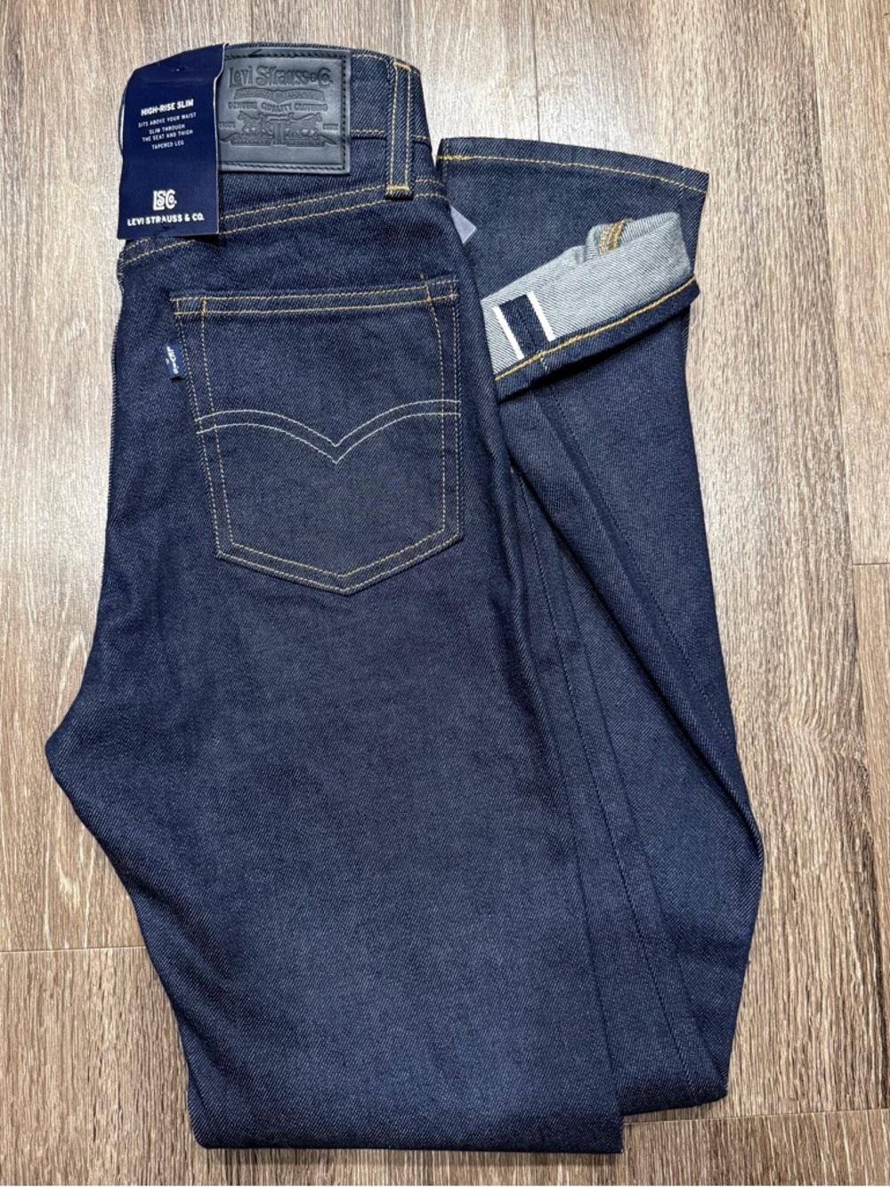 Levi's Japanese Selvedge Denim Women’s High Rise Slim Jeans Multi Size NWT $248